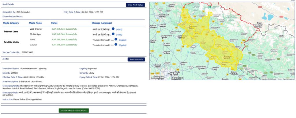 Uttarakhand Weather Alert
